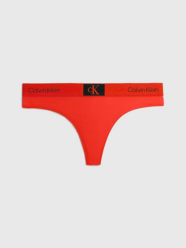 Calvin Klein USA Ck96 Womens Thong Orange 5806419-VH